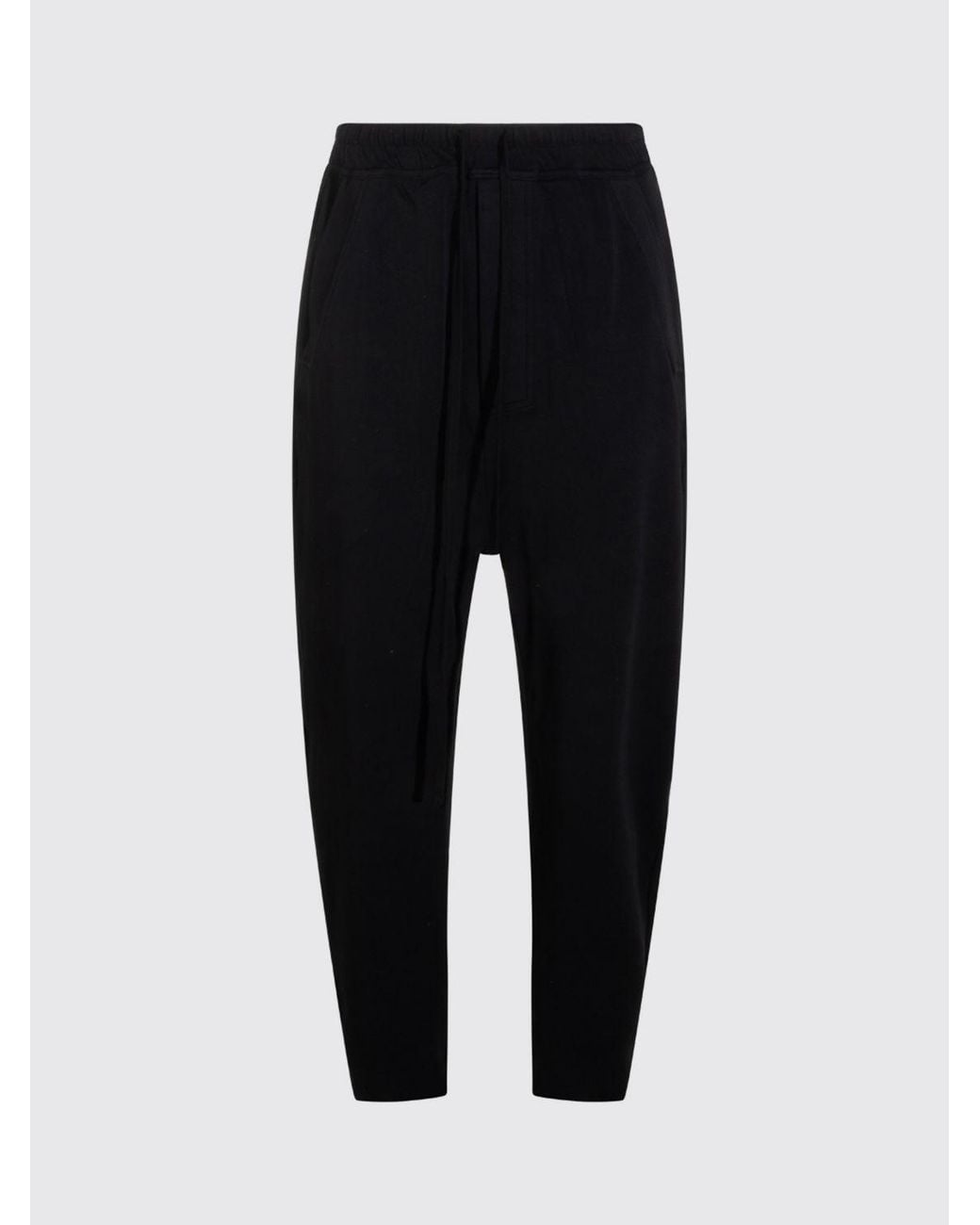 Thom Krom Black Stretch-Cotton Joggers With Patch Pockets for men