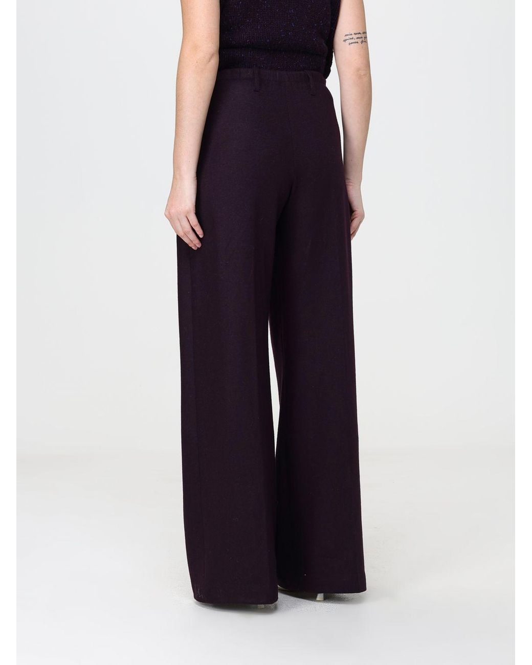 Liviana Conti Black Arthur High-Waisted Palazzo Trousers