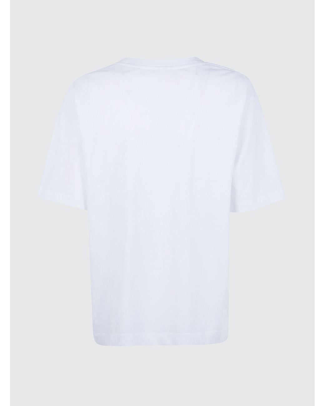 Dries Van Noten White Basic Cotton T-Shirts