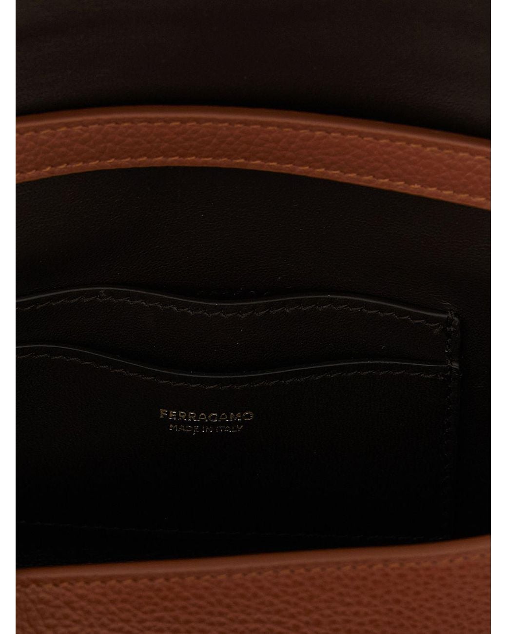 Ferragamo Brown Shoulder Bag