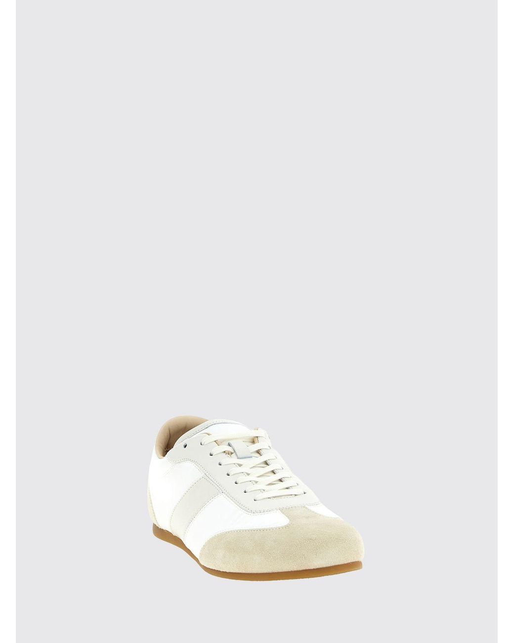 Lemaire White Leather Sneakers for men