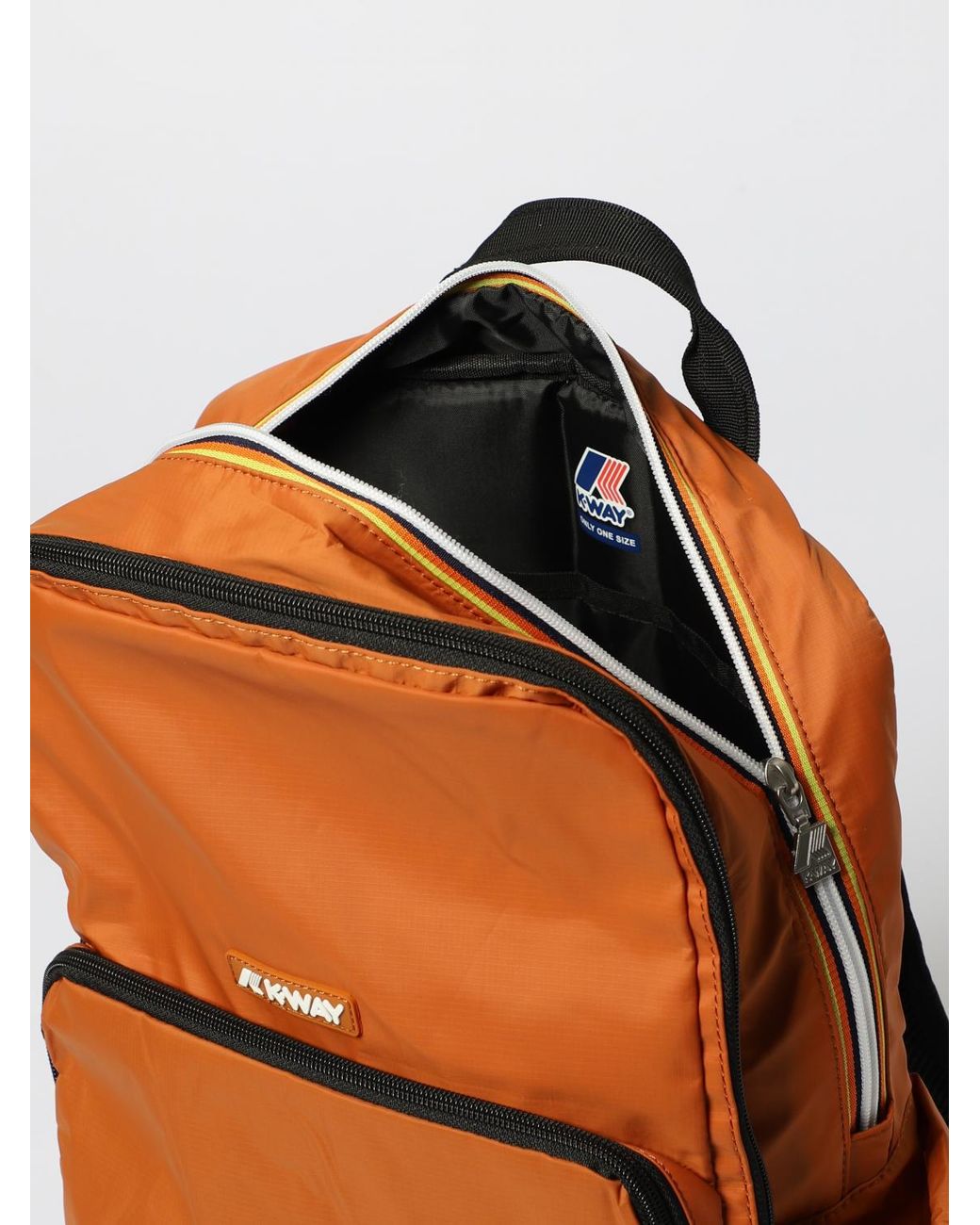 K-Way Orange Backpack for men