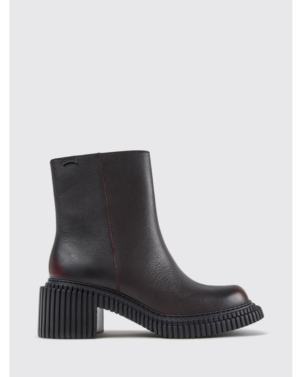 Camper Black Biker Western Boots