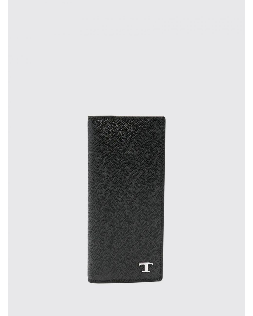Tod's White Grained Leather Wallet for men