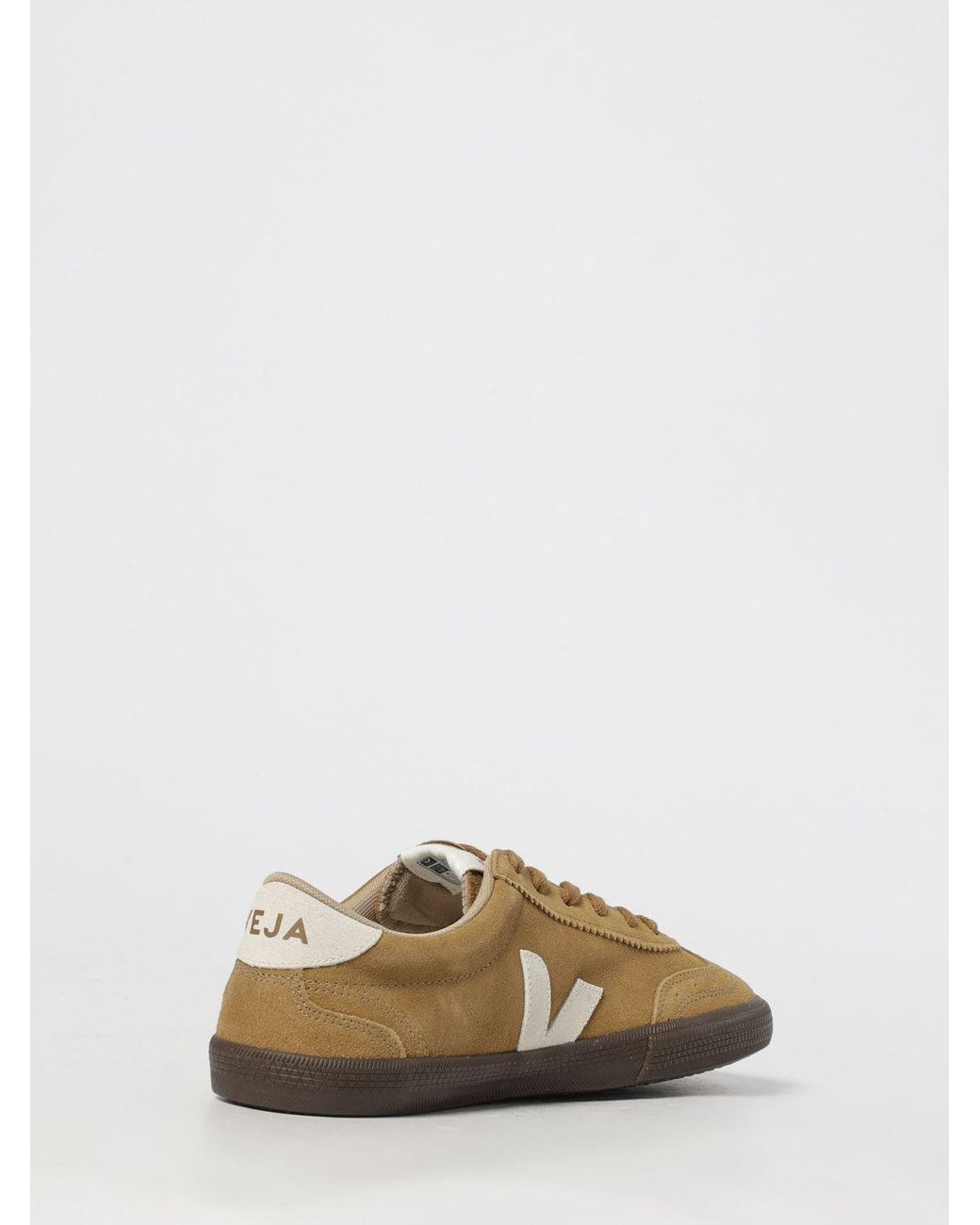 Veja Brown Volley Suede Sneakers for men