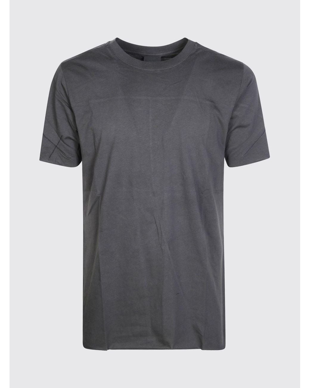 Thom Krom Gray Crewneck Short-Sleeve T-Shirt for men