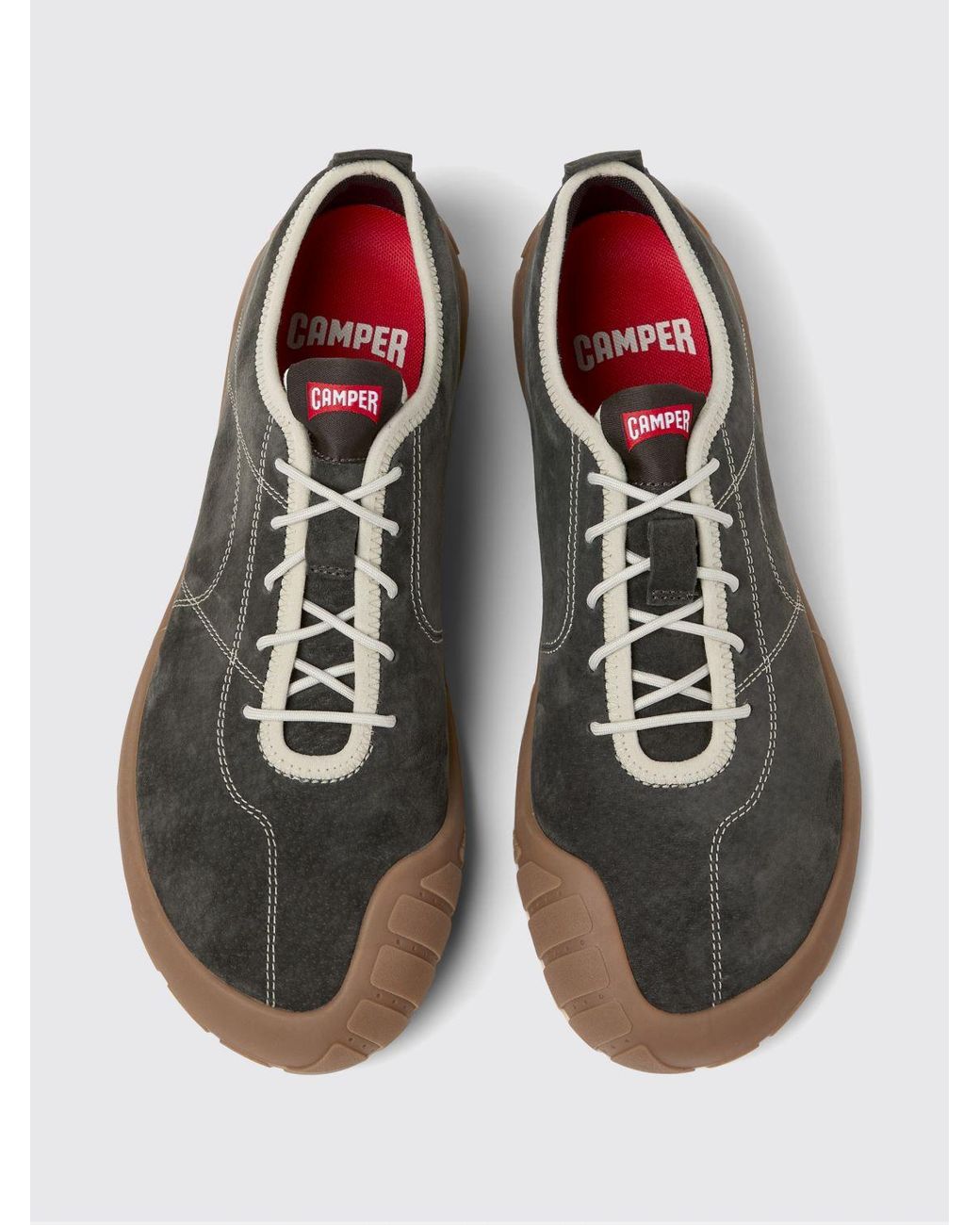 Camper White Peu Path+ Suede Sneakers for men
