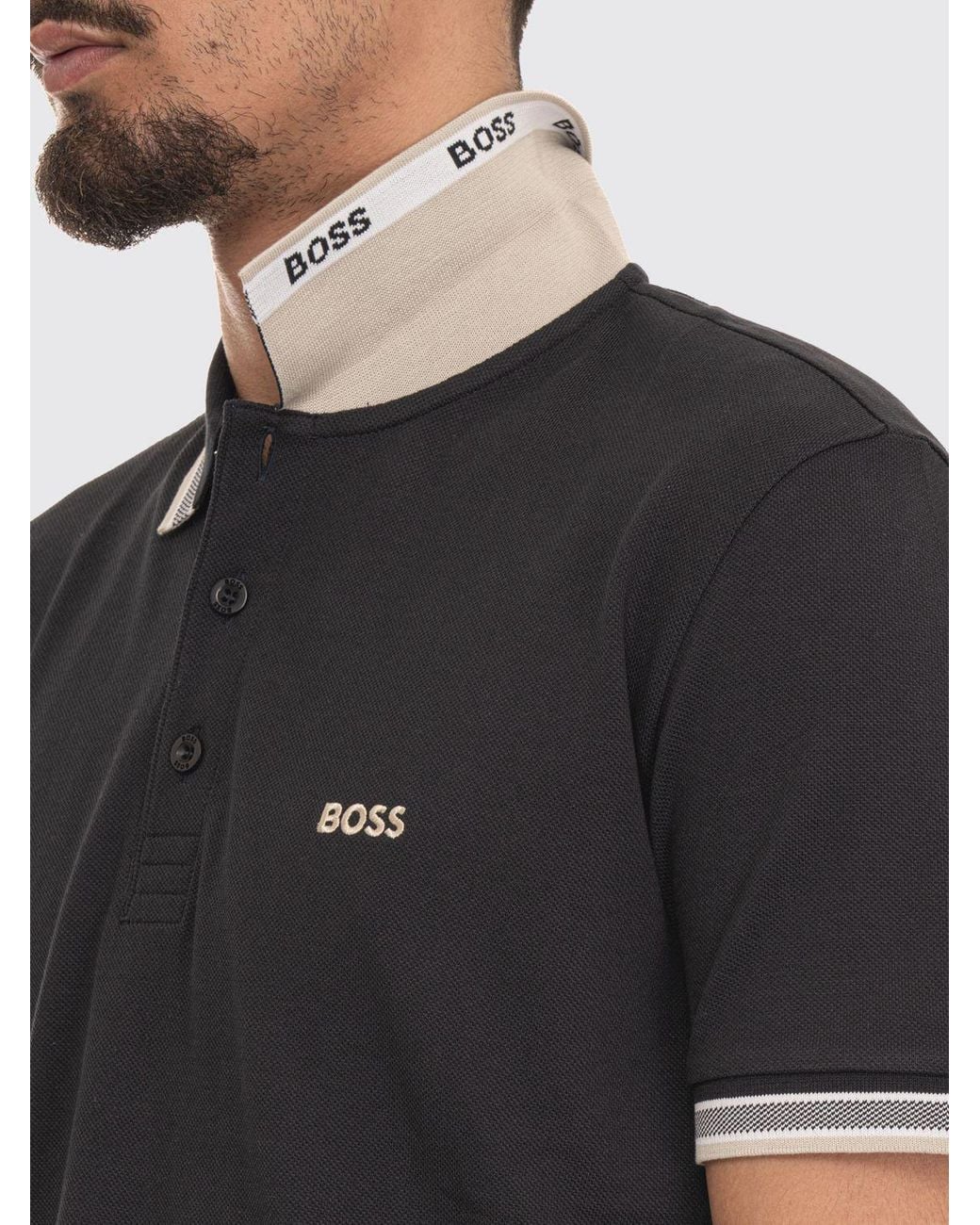 Boss Black Basic Cotton Polo Shirt for men