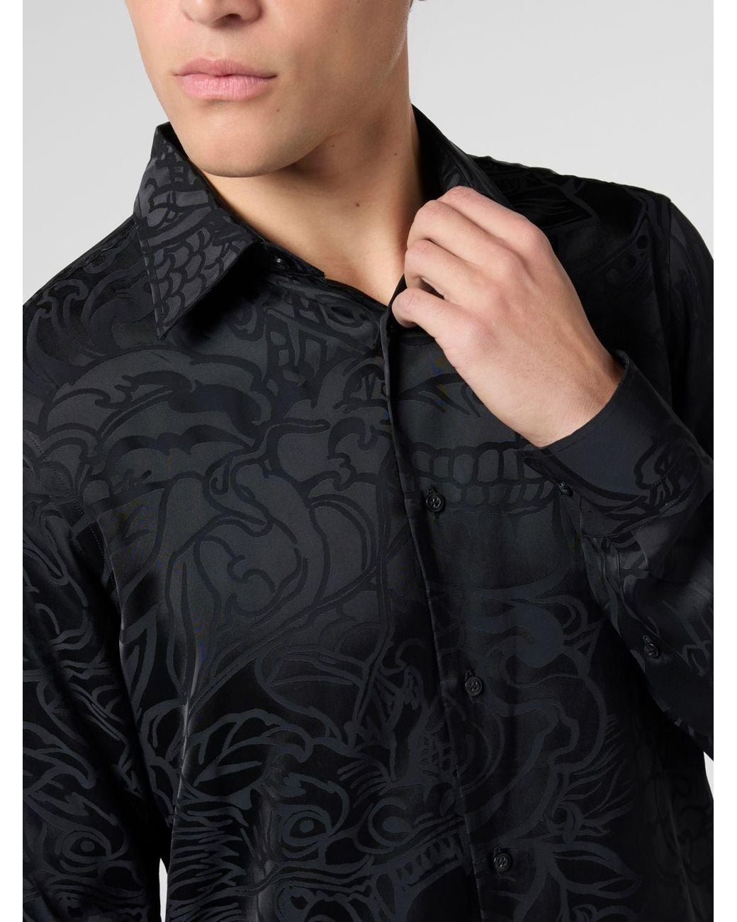 Philipp Plein Blue Shirt for men