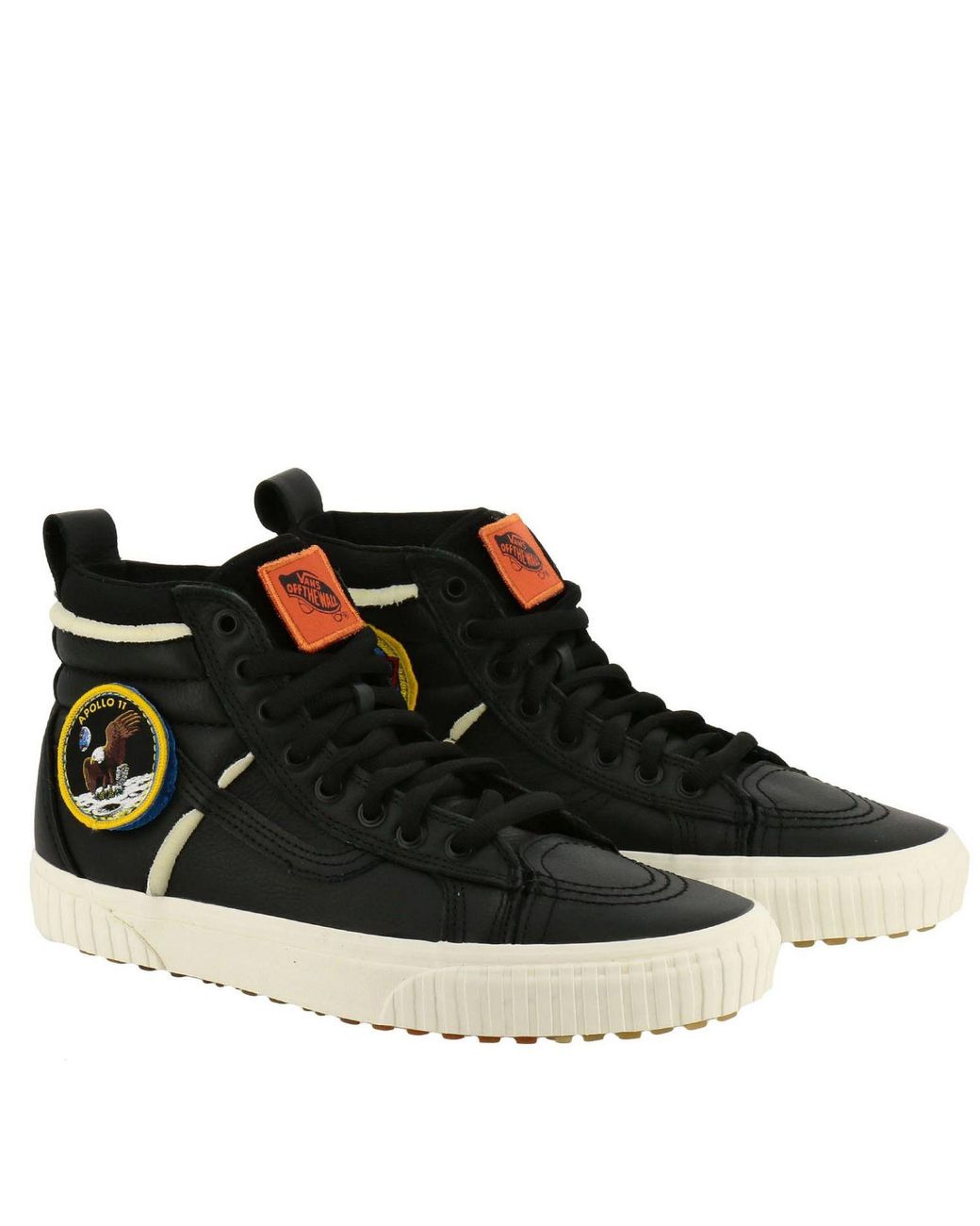 Vans Space Voyager Nasa Sneakers Sk8-hi 46 In Leather With Patch Apollo 11  in Black for Men | Lyst