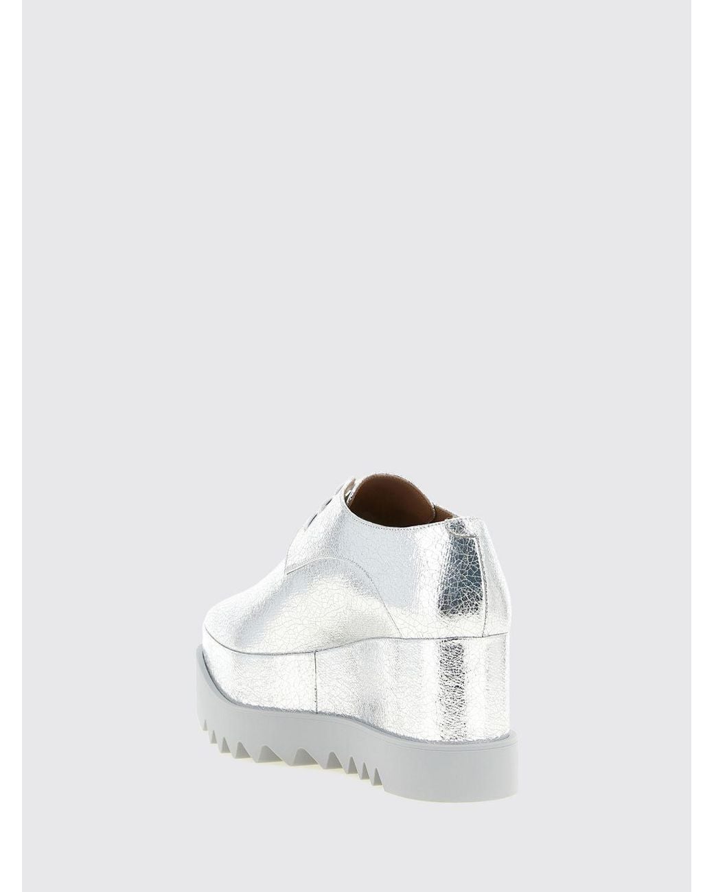 Stella McCartney White "Elyse" Wedges