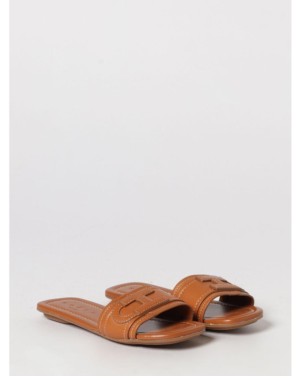 Hogan White H685 Slippers