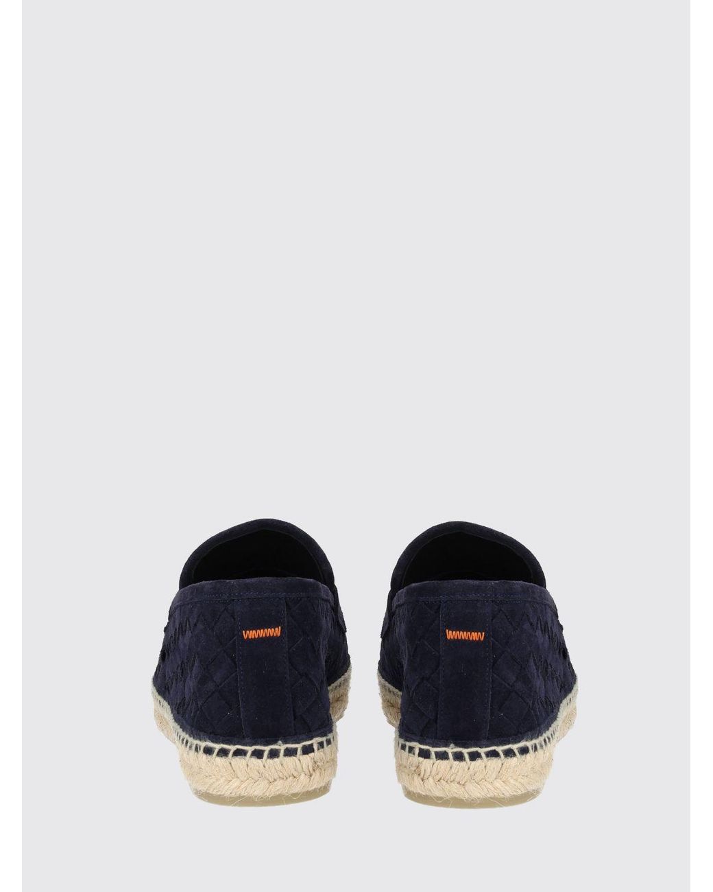 Castaner Blue Suede Espadrilles For With Penny Bar And Rubber Sole for men