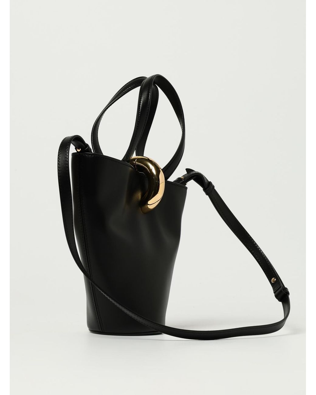 Jacquemus Black Le Petite Bambola Leather Bag