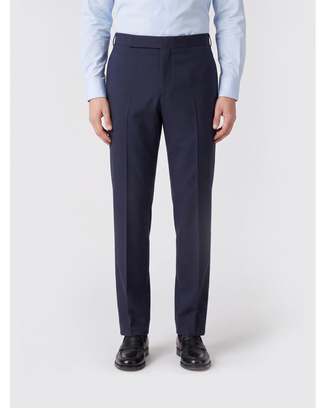 Lardini Blue Tailored Trousers for men