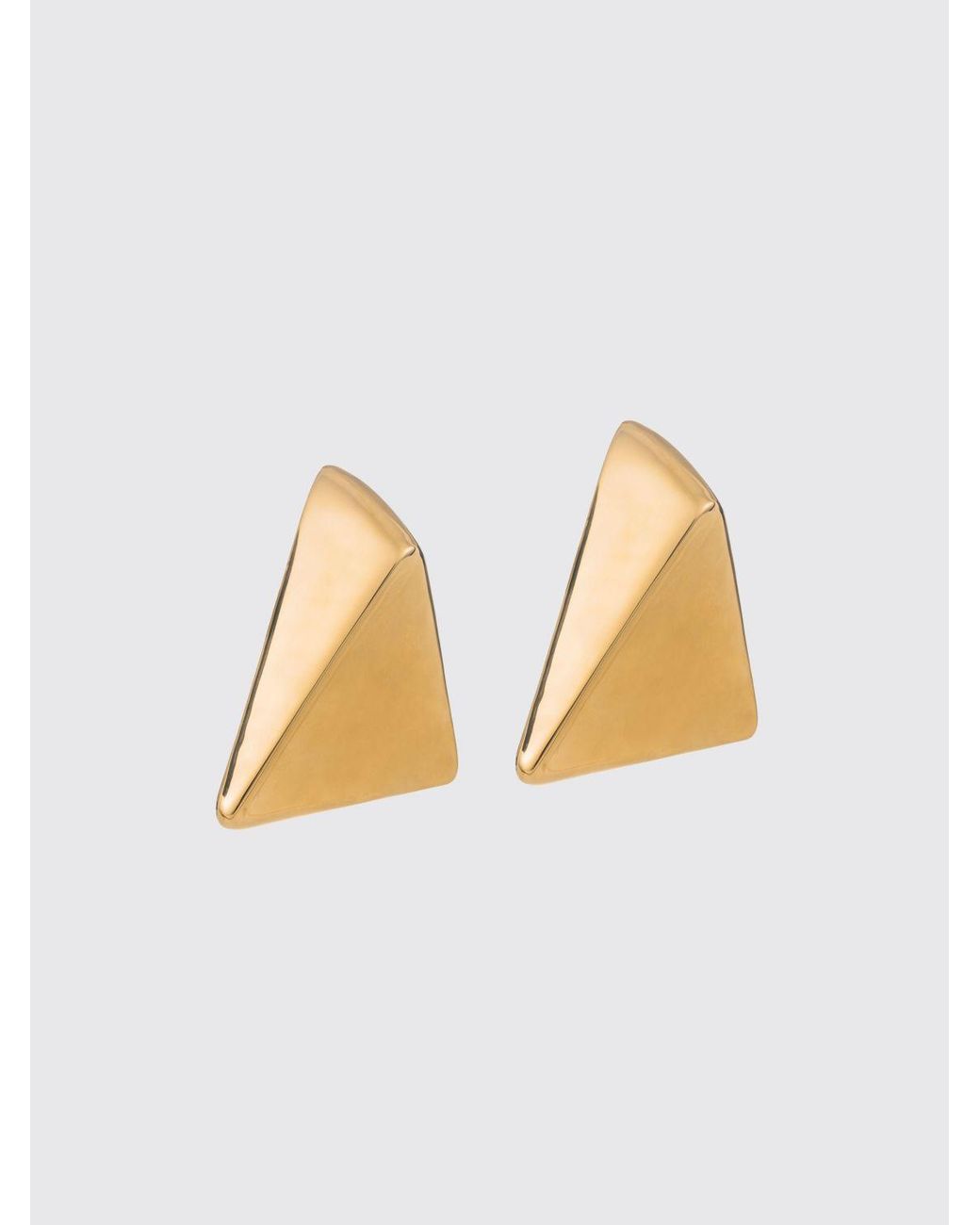 FEDERICA TOSI Yellow Triangular Pendant Earrings