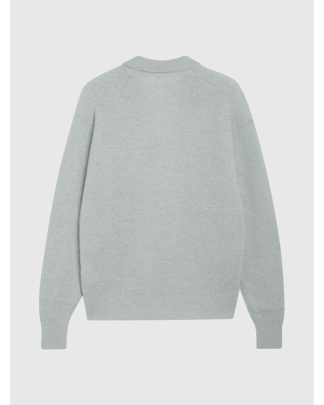 Auralee Gray Polo Shirt for men