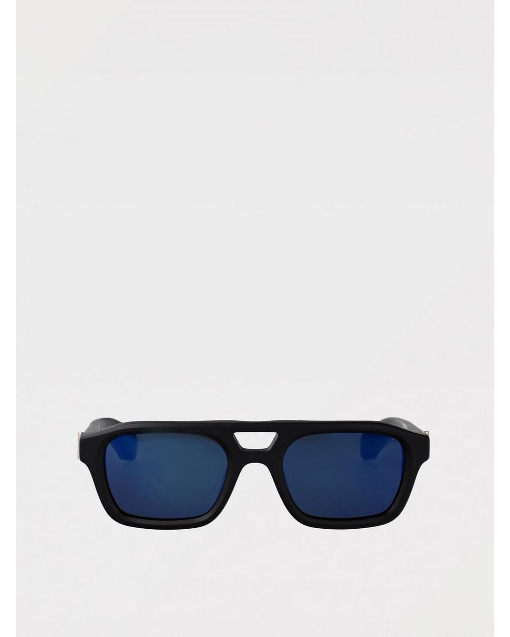 McQueen Blue Am0505S 003 Mirrored Sunglasses