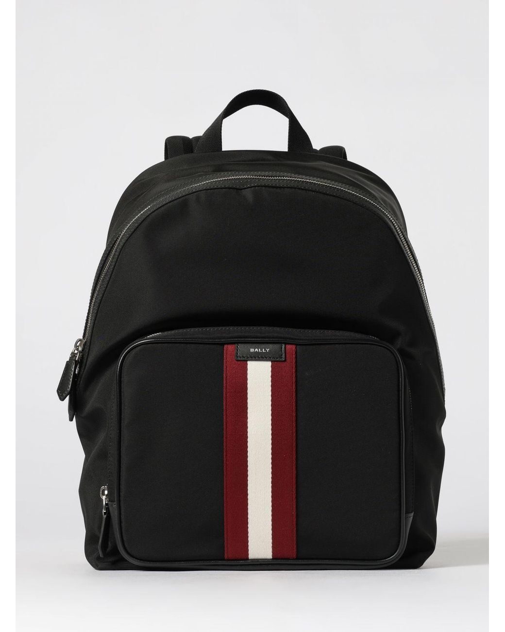 Bally Black Nylon Backpack for men