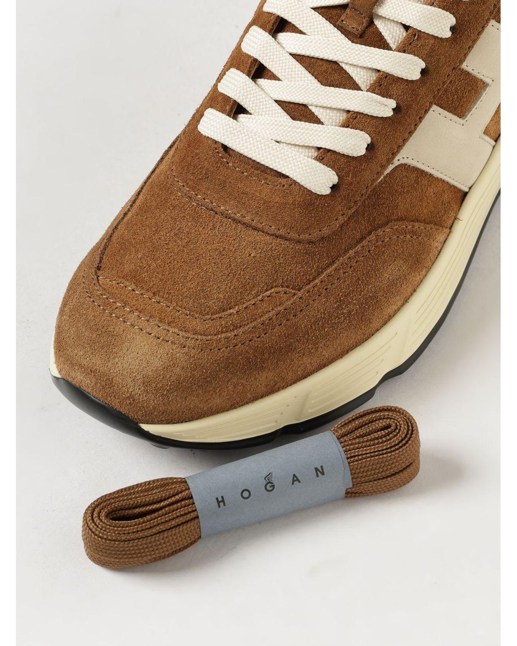 Hogan Multicolor Hyperlight Suede Leather Trainers With Chunky Sole for men