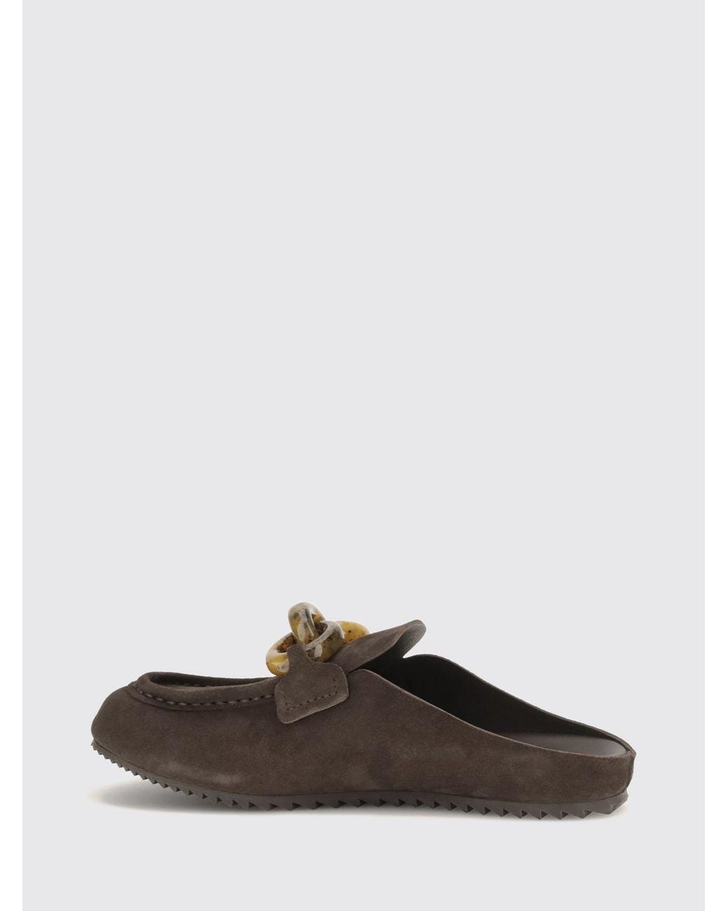 Pedro Garcia Brown Suede Mules With Notched Eva Sole