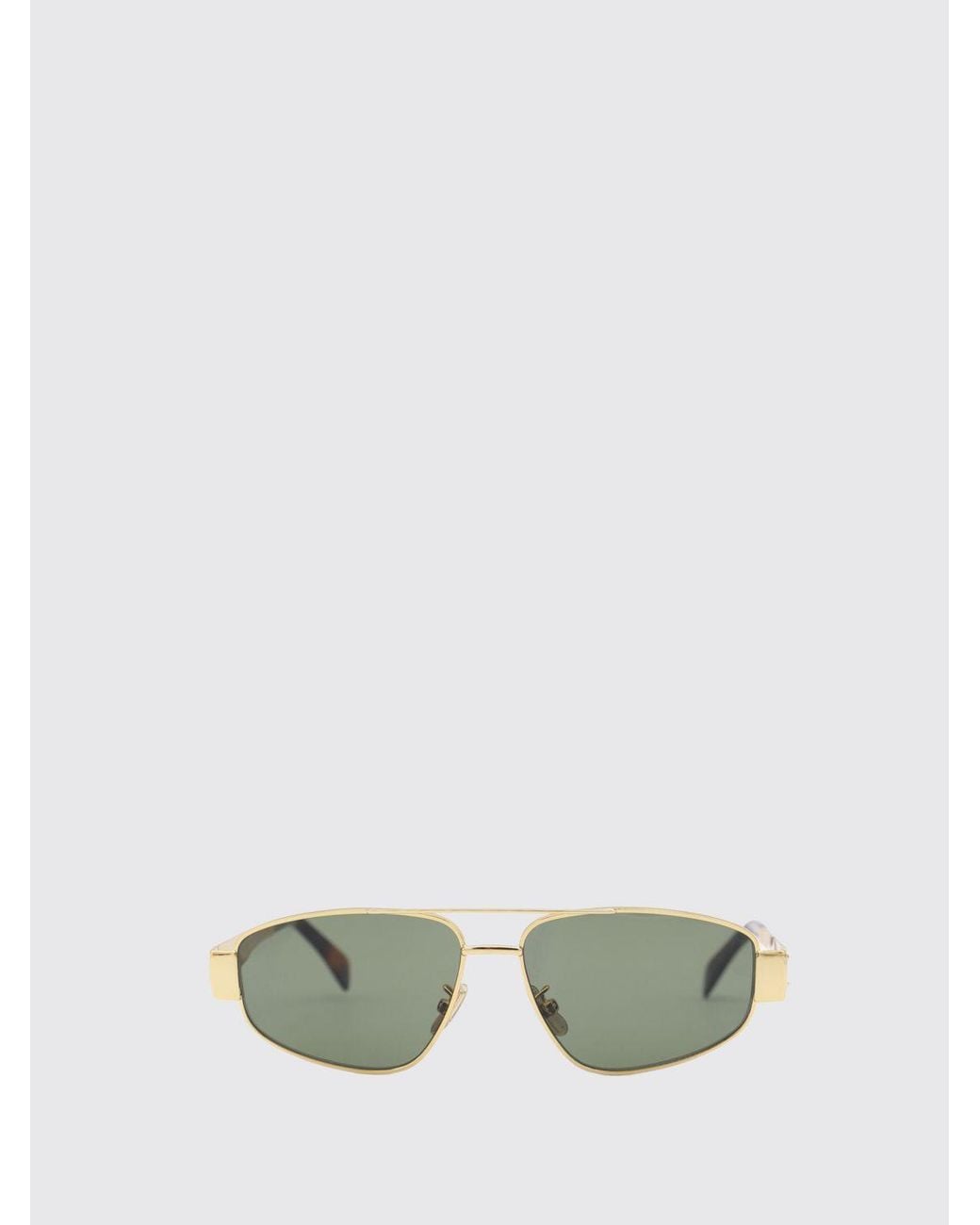 Céline Metallic Metal Sunglasses With Double Bridge for men