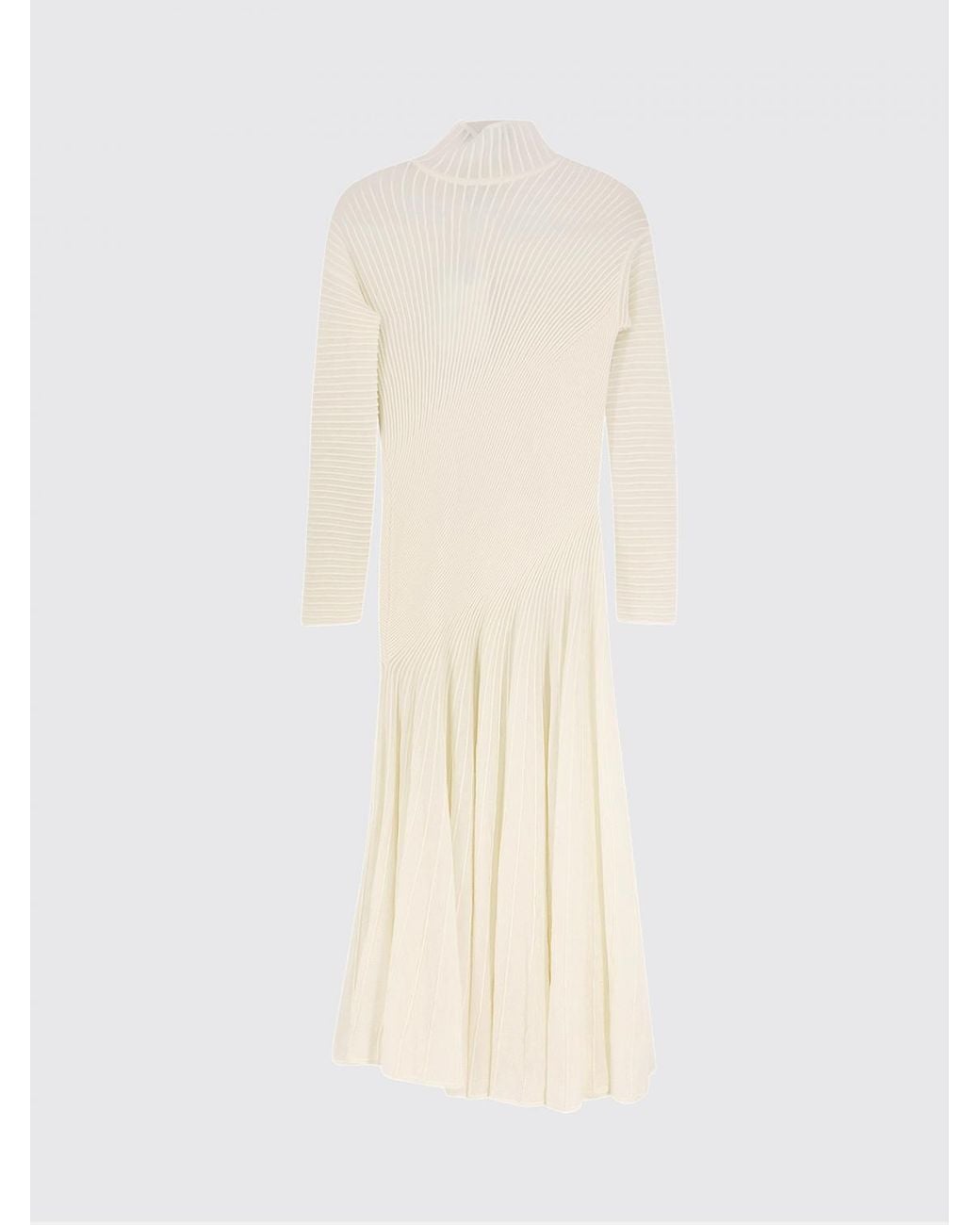 Alaïa Natural Wool Knit Dress