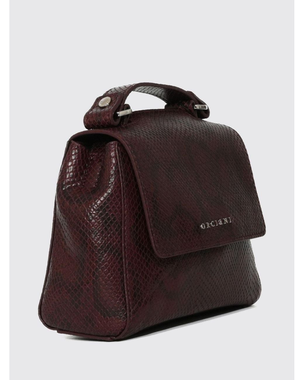 Orciani Sveva Mini Handbag in Brown | Lyst UK