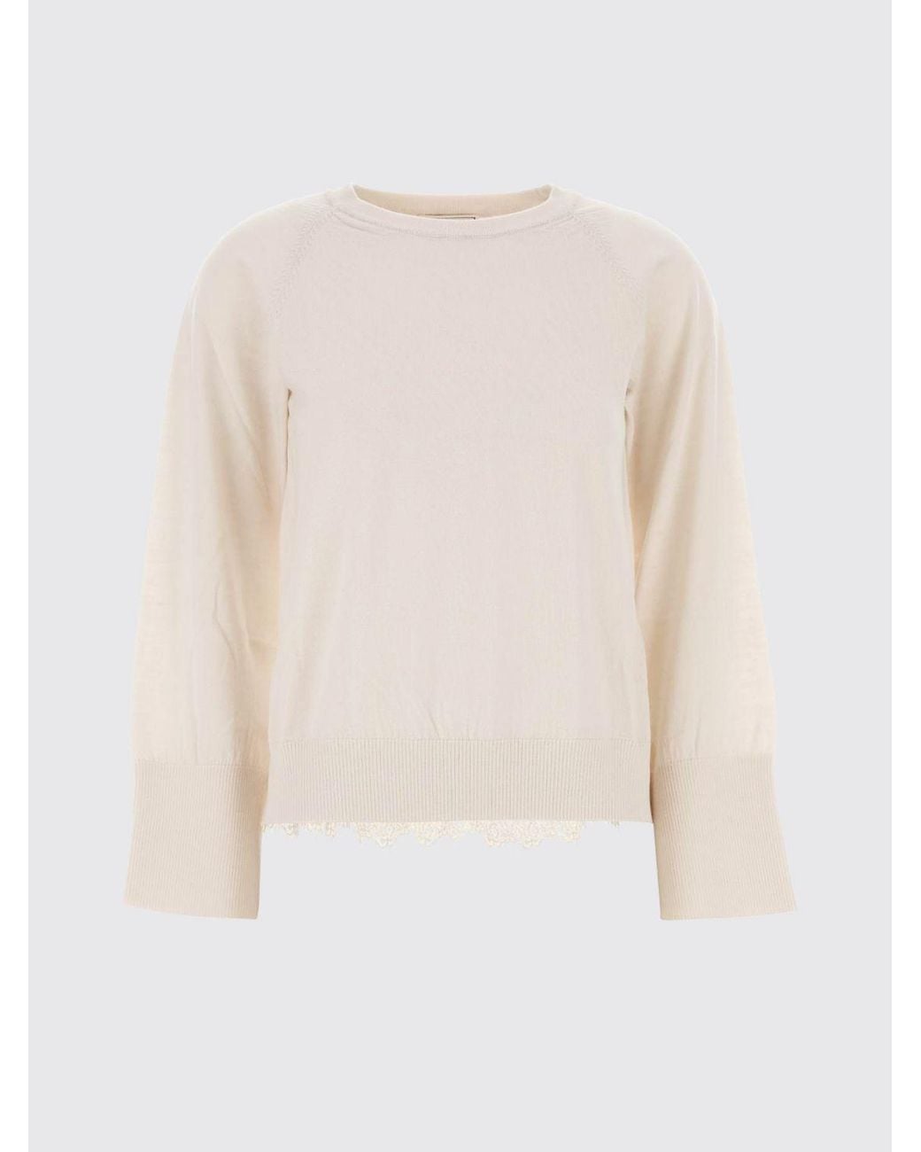 Blumarine Natural Sweater