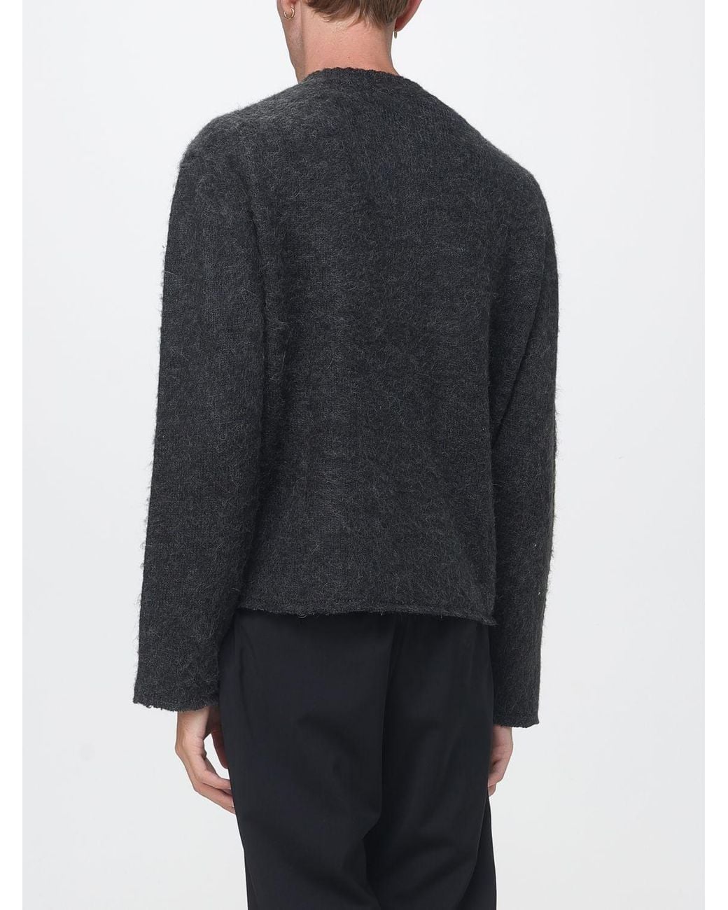 Diana Studio Blue Wool And Cashmere Blend Crew-Neck Jumper for men