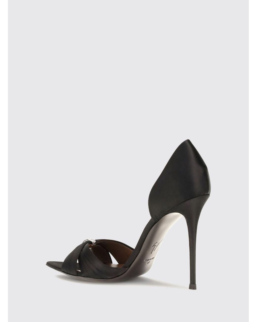 Giuseppe Zanotti Black Lumière Mules Sandals