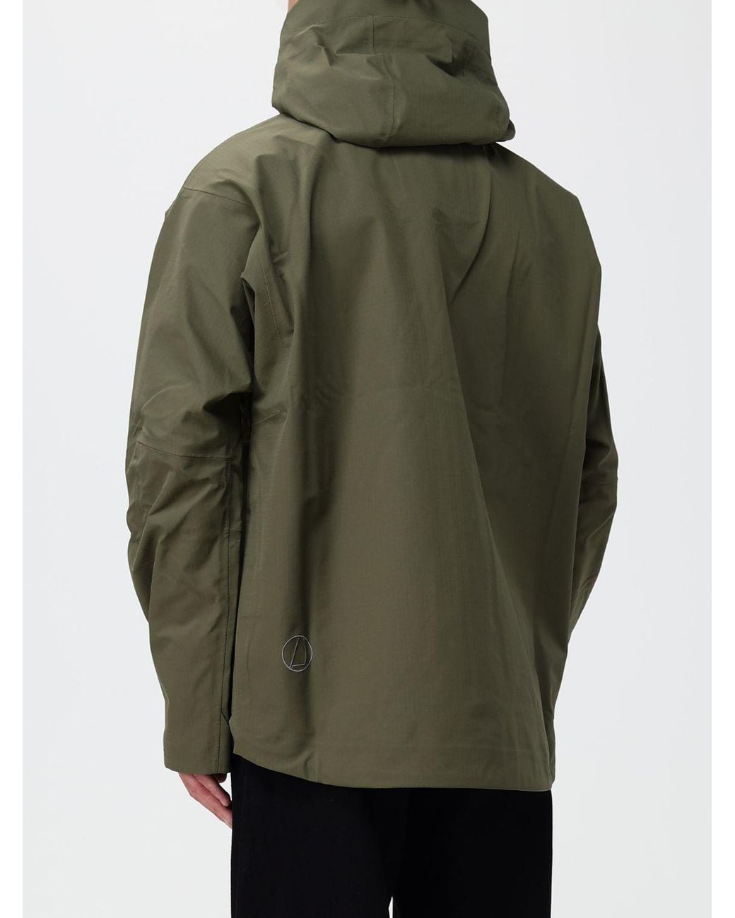 Murphy & Nye Green Hooded Waterproof And Windproof Technical Jacket for men