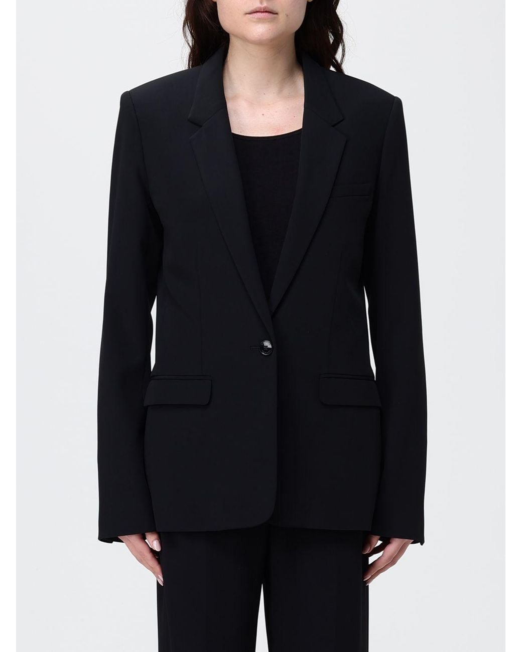 Isabel Marant Black Silk Blazer
