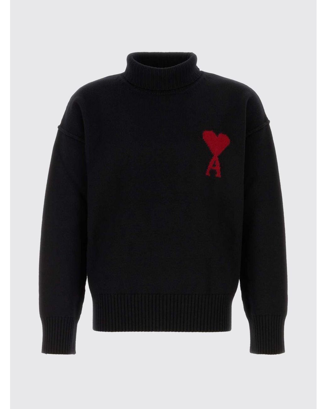 AMI Blue Turtleneck Pullover for men