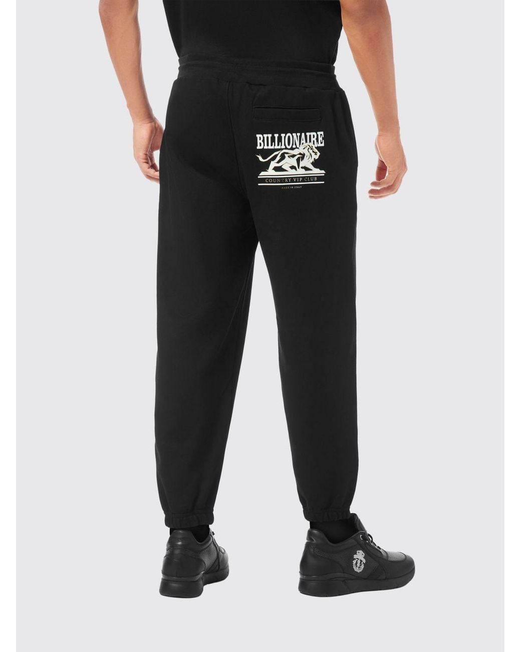 Billionaire Black Pants for men