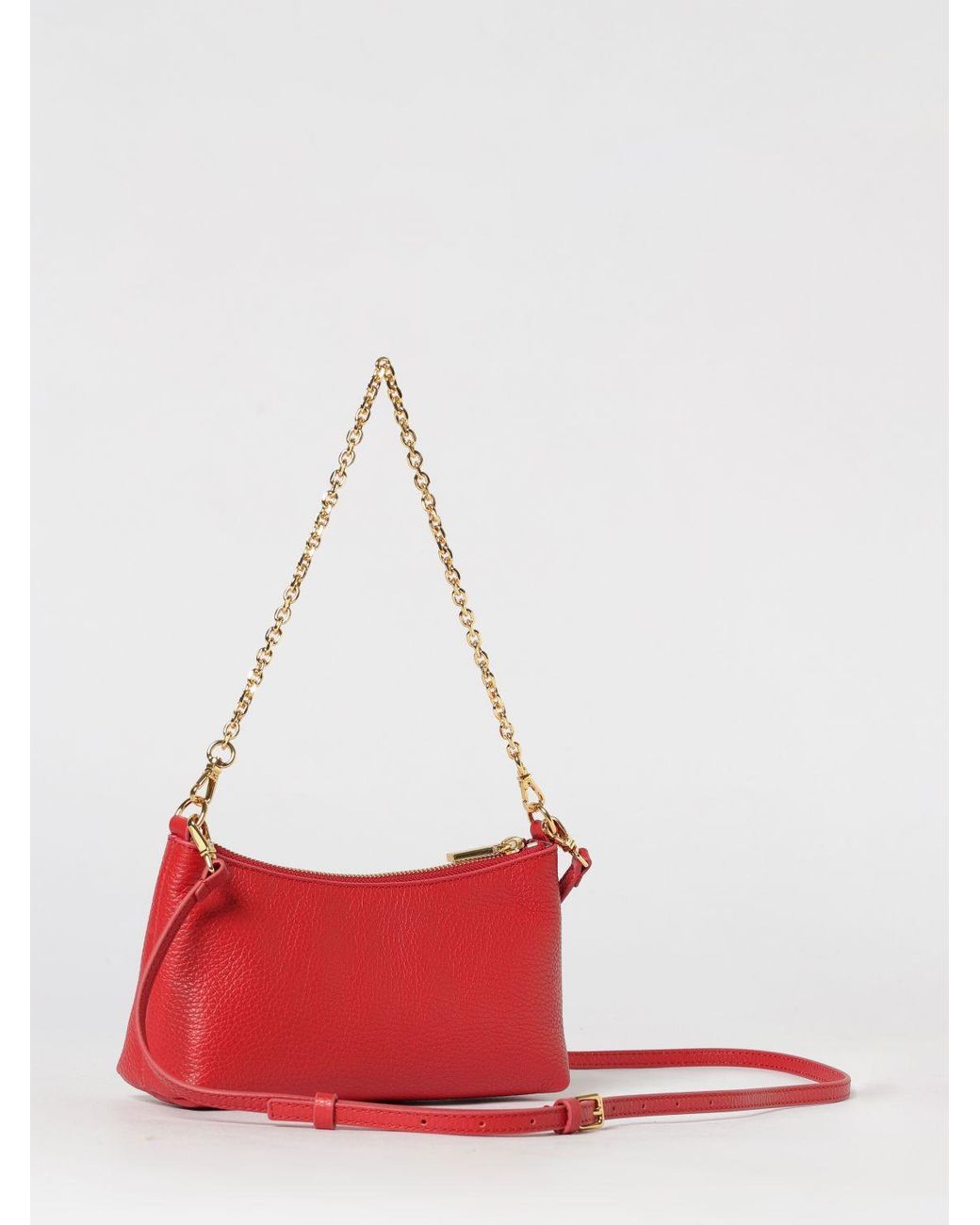 Coccinelle Aura Hammered Leather Bag