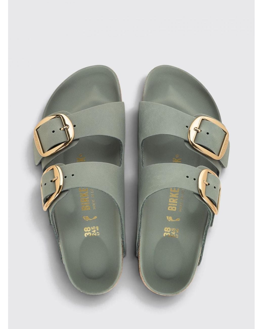 Birkenstock Green Heeled Sandal