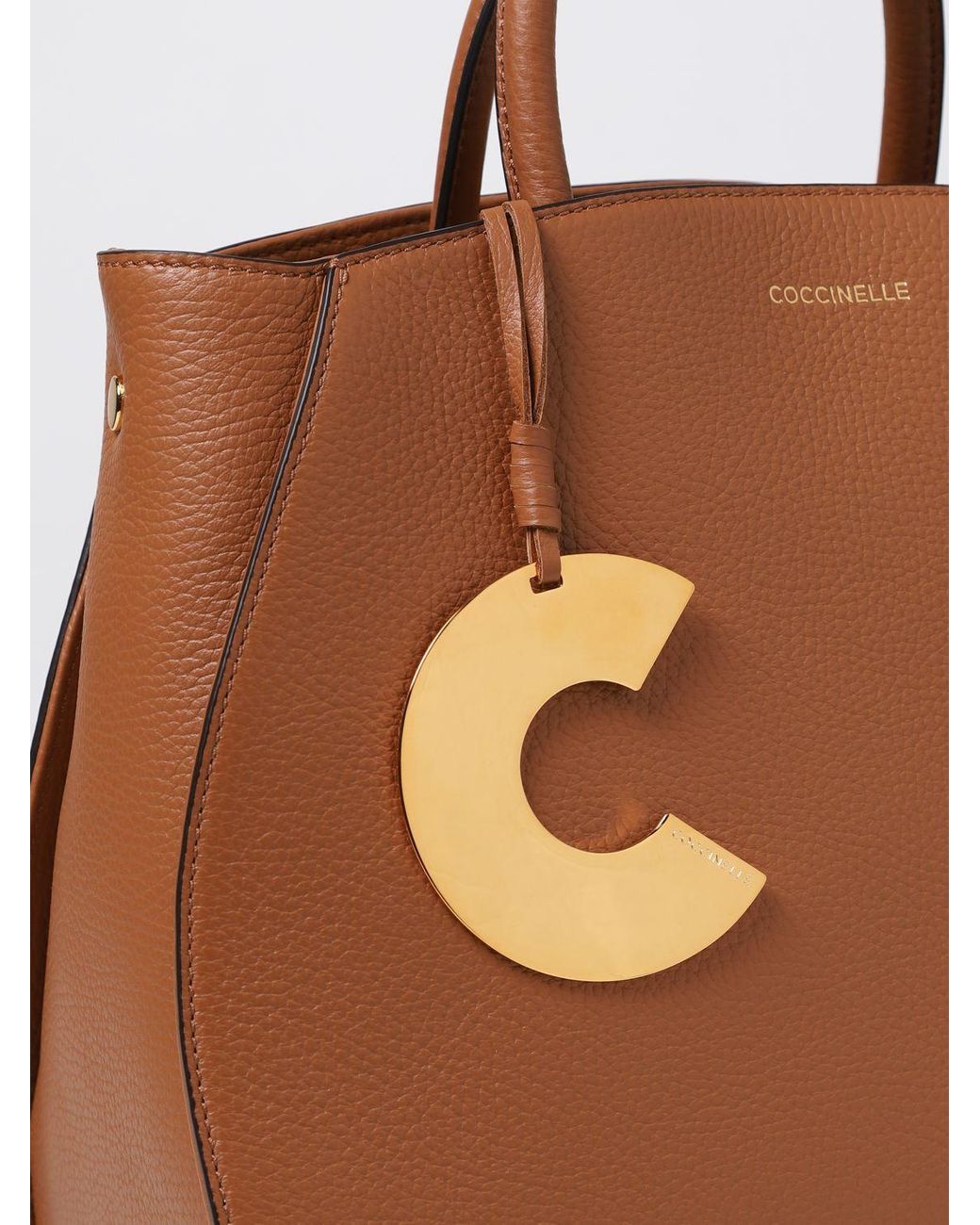 Womens Top Handle | Coccinelle Concrete Croco Marsala • Peter Aduana