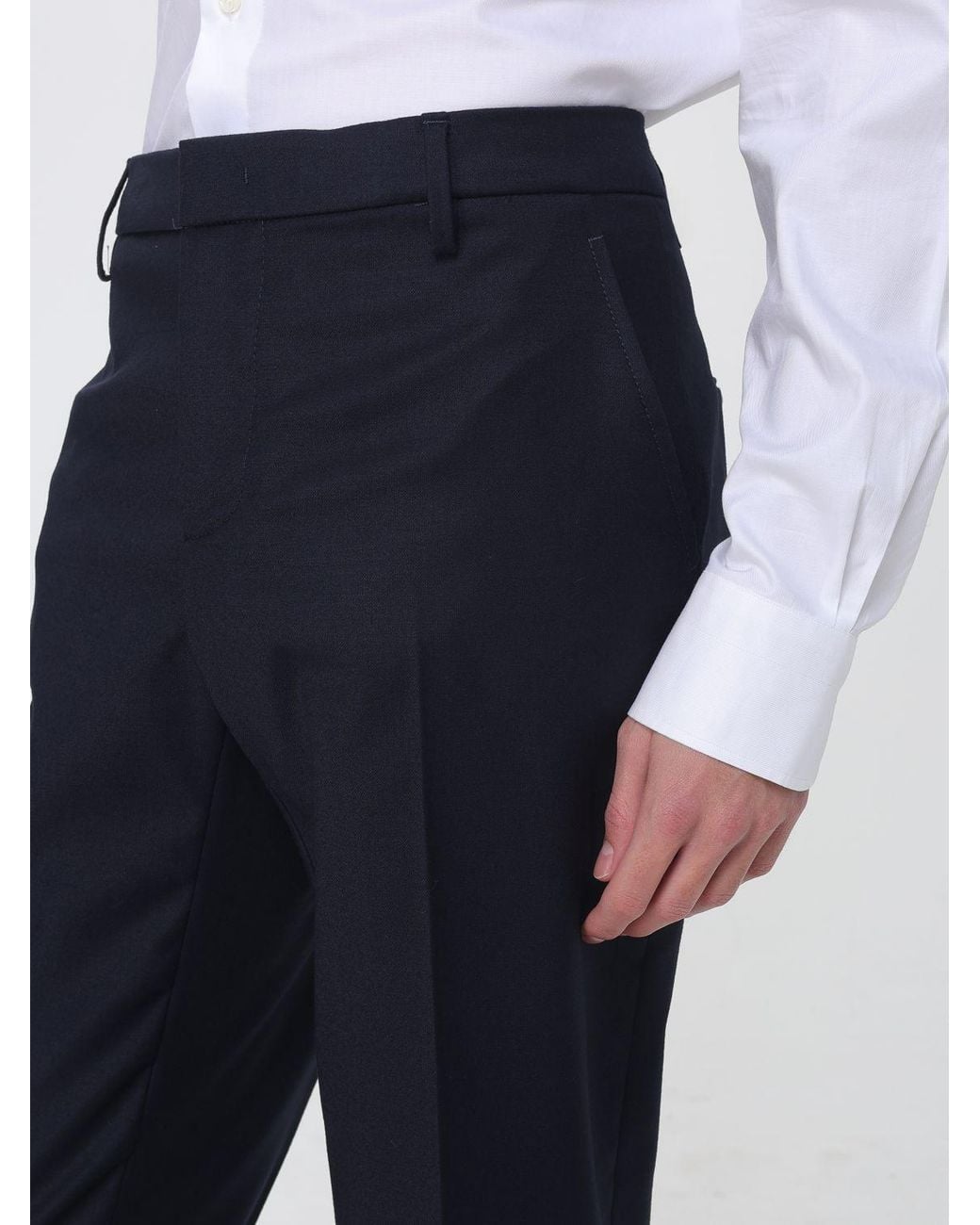 Dondup Blue Slim Fit Spiritissimo Chino Trousers for men