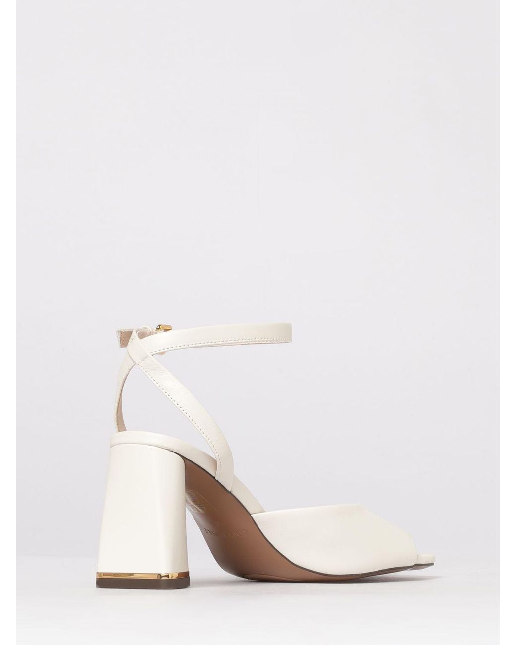 Coccinelle White C-Everyday Leather Sandals