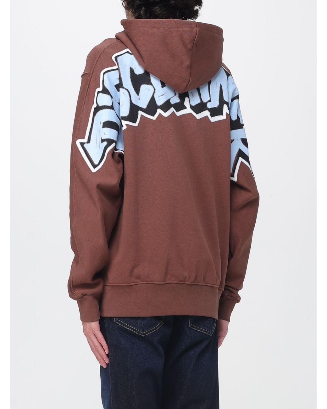 DISCLAIMER Red Sweatshirt for men