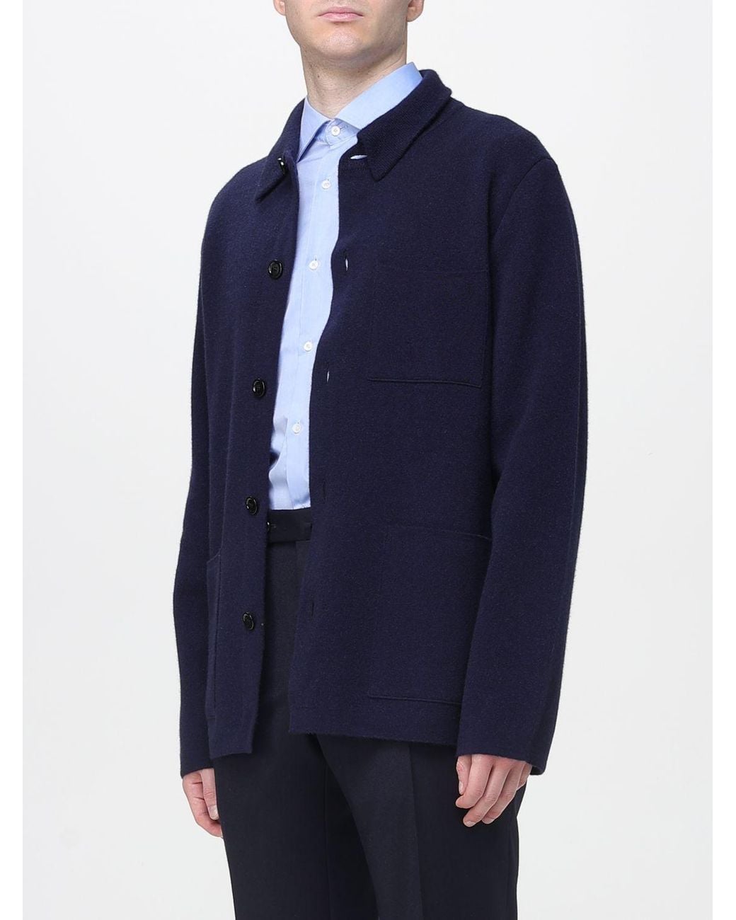 Lardini Blue Jacket for men