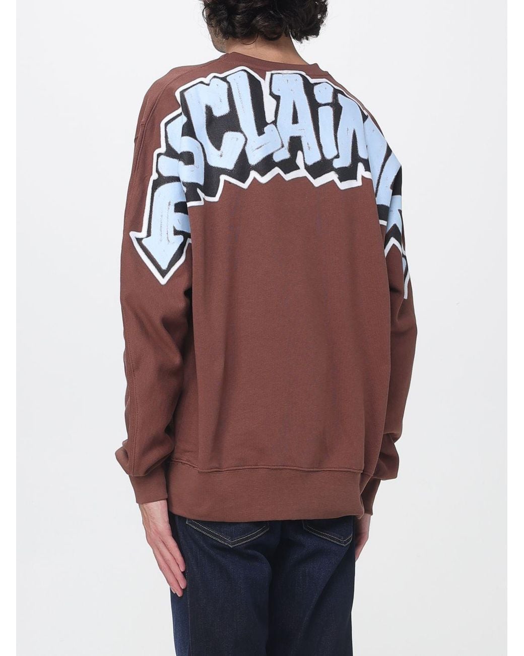 DISCLAIMER Red Sweatshirt for men