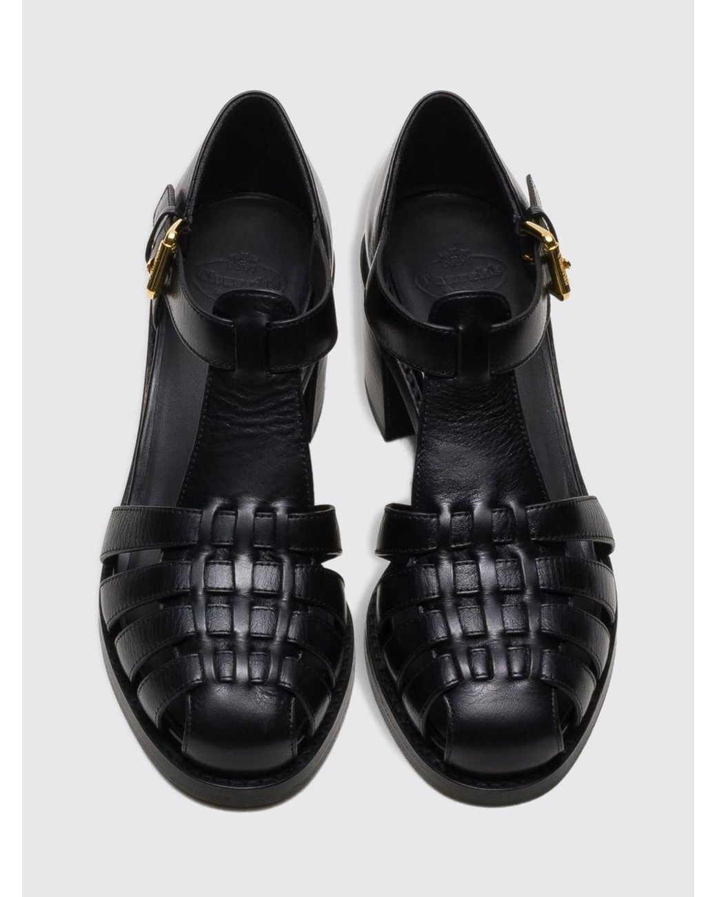 Church's Black Heeled Sandal