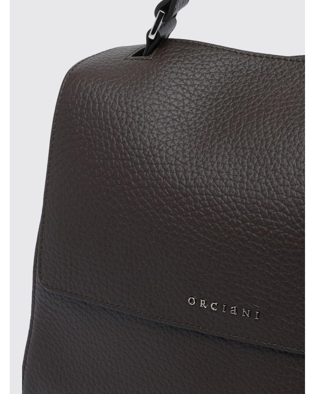 Orciani Black Sveva Medium Handbag