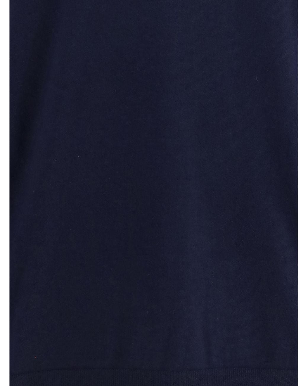 Zegna Blue Pure Cashmere Crew-Neck Jumper With Long Sleeves And Ribbed Trims for men