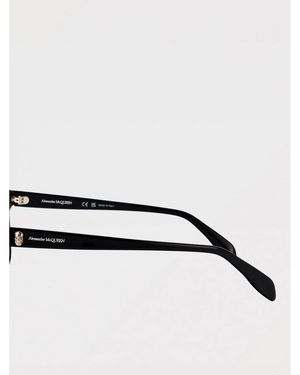 Alexander McQueen Black Optical Frames for men