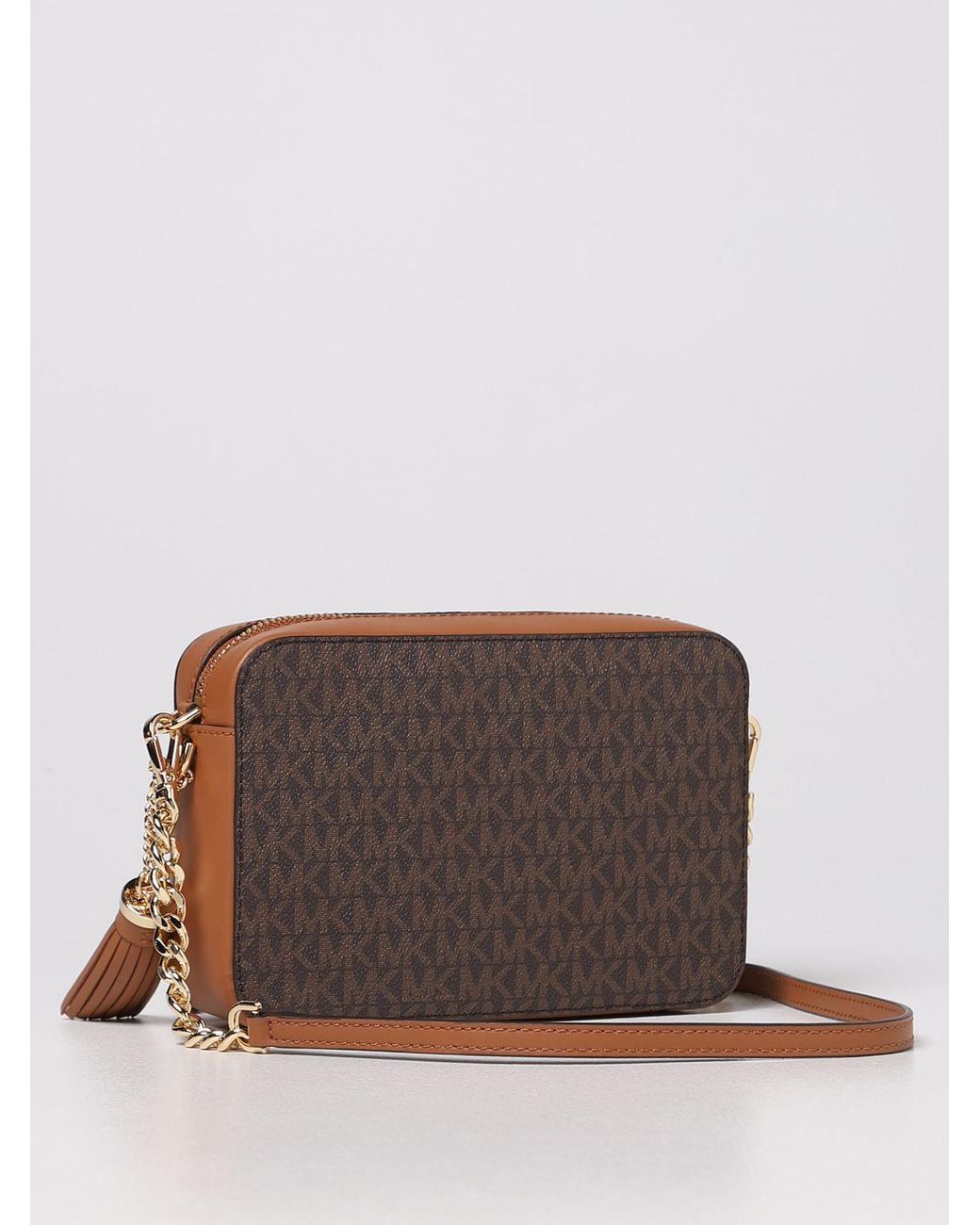 mk camera bag brown