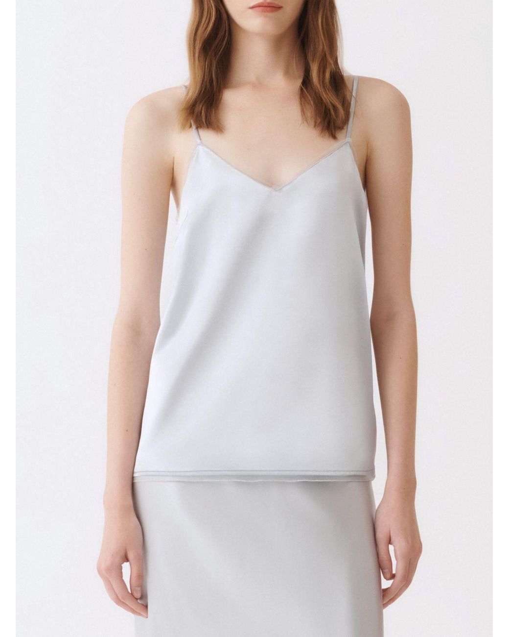 Fabiana Filippi White Basic Viscose Top Magda Butrym