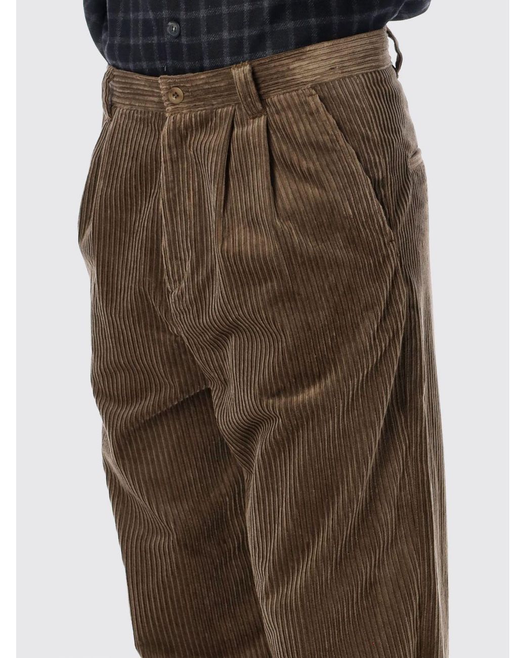 A.P.C. Green Wide-Leg Trousers for men